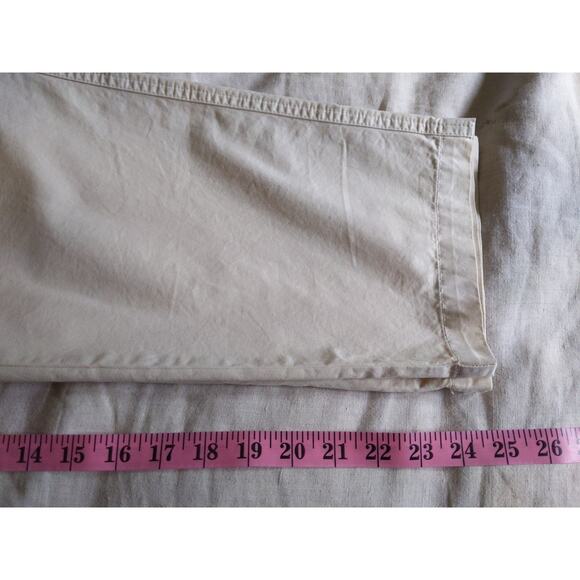 SUNDANCE Women's Khaki Chino Pants P6 Cotton Casual Preppy Neutral - Picture 10 of 10